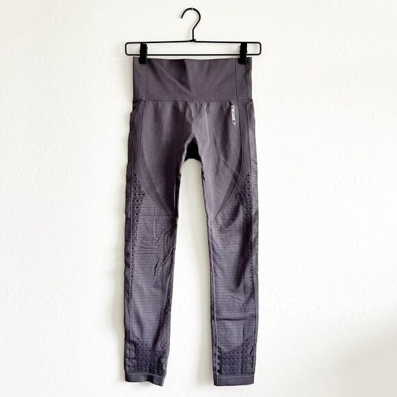 Gymshark High Rise Energy Seamless Perforated Leggings Sz Small - Picture 2 of 12